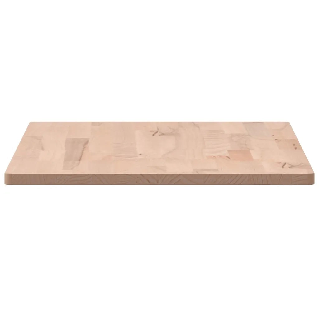 Piano Tavolo | Superficie Tavolo | Piano Scrivania 100x50x1,5cm Rettangolare Legno Massello Faggio