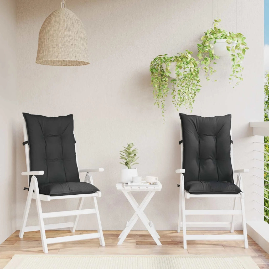 Set di cuscini per sedia alta 2 pcs Melange nero 4002367