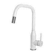 Rubinetto Miscelatore Cucina Elleci Dora Plus Keratek Plus Bianco Assoluto MKKDRP96