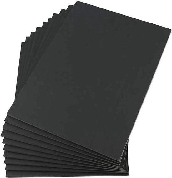 Schiuma nera A3 grande 297x420x5mm 10 fogli per confezione - Carta da colla per hobby schiuma