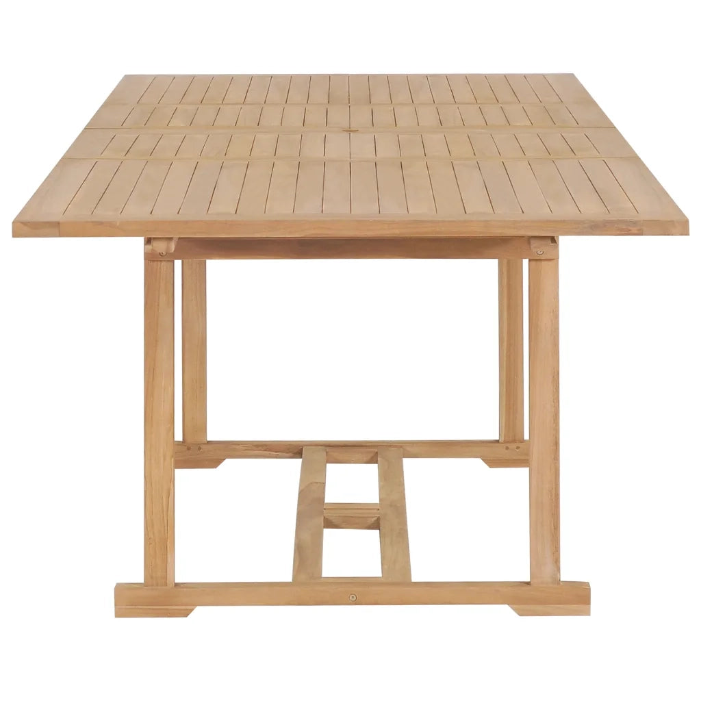 Tavolo da Giardino Allungabile 180-280x100x75 cm in Teak 44678