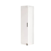 Gaemi, Armadio Multiuso 1 Anta Appendiabiti, 42x176h cm Bianco