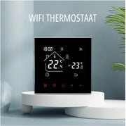 Termostato intelligente - 220V - Adatto per Tuya - Termostato intelligente - Incluso sensore di pavimento - Programmabile-Wifi - Controllo vocale - Riscaldamento elettrico del pavimento - Nero - App - Smart