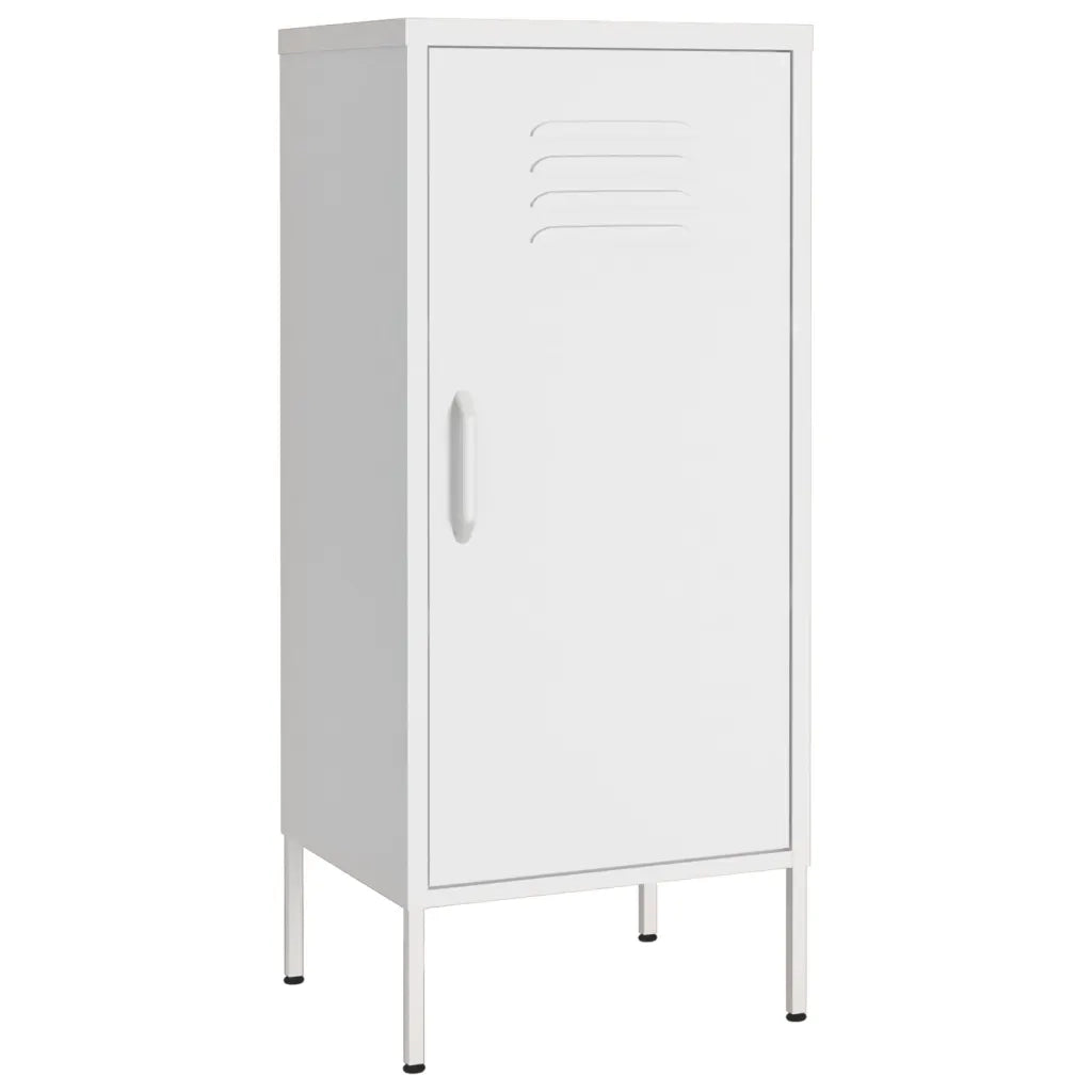 Armadietto Bianco 42,5x35x101,5 cm in Acciaio 336197