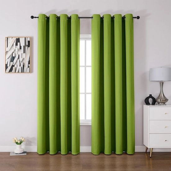 Velo di oscuramento intranslucido - Riduzione del rumore - Isolamento termico - Lavabile a macchina - Beige - 30 °C - Tende