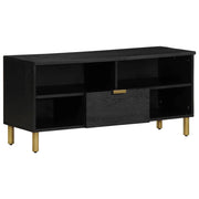 Mobile Porta TV Nero 100x33x46 cm in Legno Multistrato