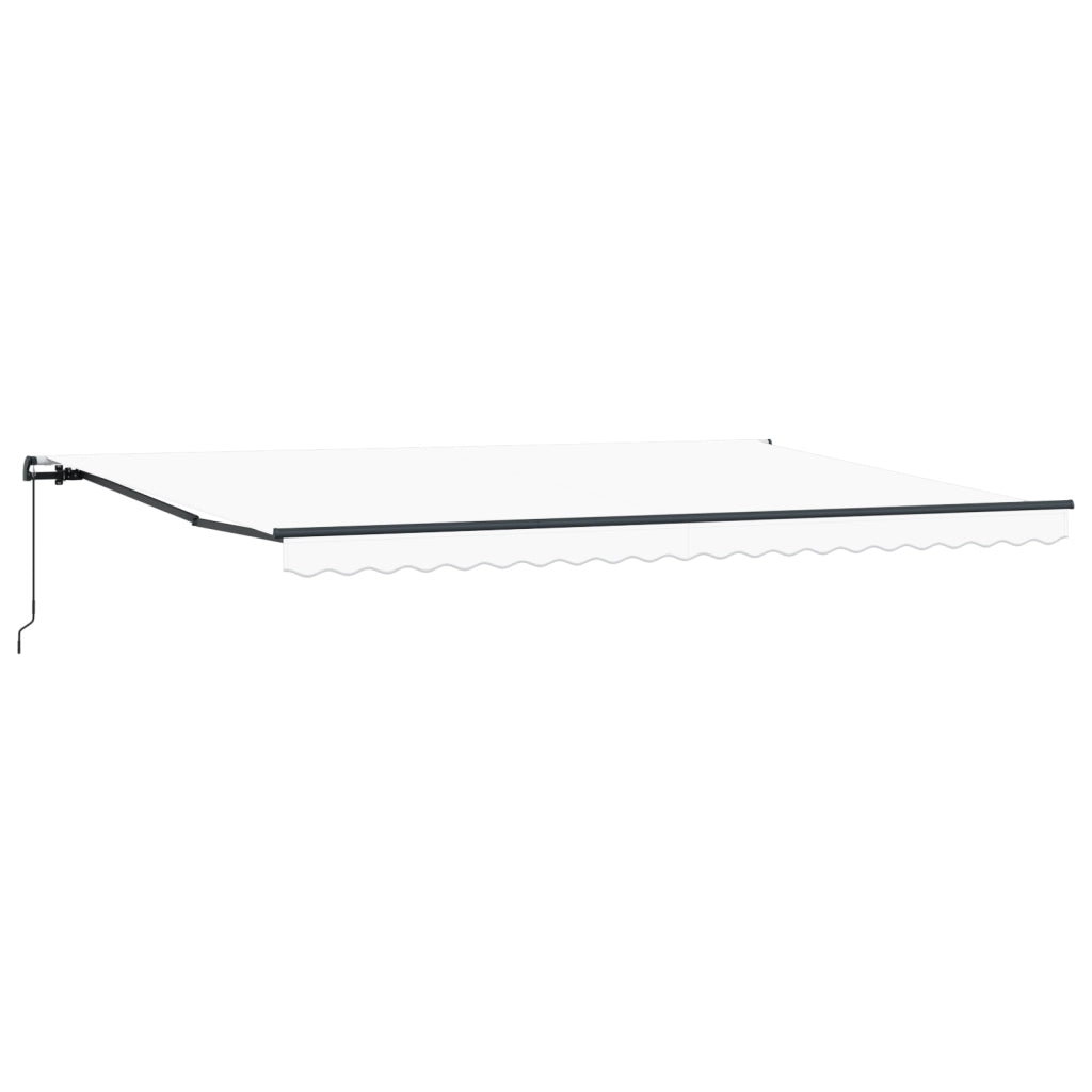 Tenda Retrattile Manuale Bianca 500x350 cm
