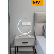 Trade Shop - Lume Led 9w Lampada Tavolo Abat-jour Stilizzata Bianco Luce 3000k 6500k 4000k D30 - -bianco Freddo      -