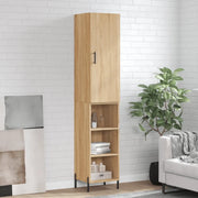 Credenza Rovere Sonoma 34,5x34x180 cm in Legno Multistrato 3198988