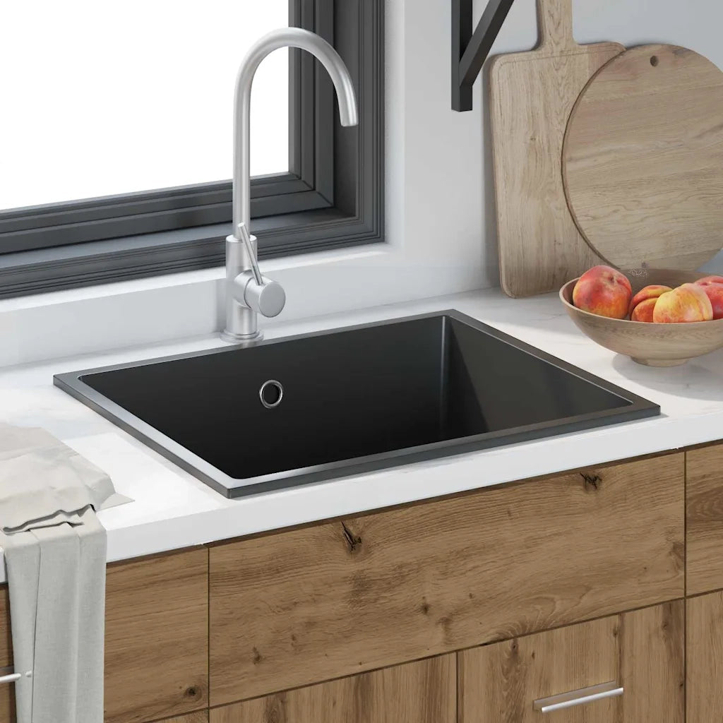 Lavello da cucina Nero 54 x 44 x 20 cm Granito 4012347