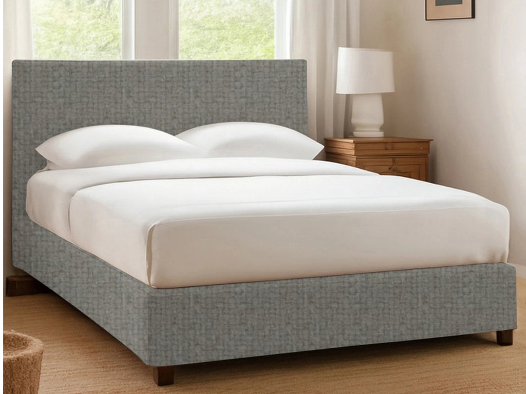 Dagenham, Letto Singolo Sfoderabile Made in Italy, Grigio Cenere