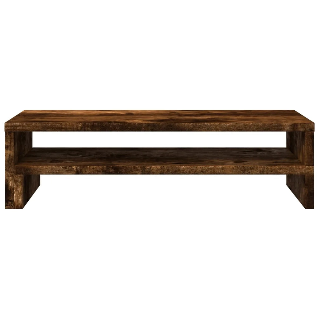 Supporto per Monitor Rovere Fumo 54x22x15 cm in Truciolato 854773