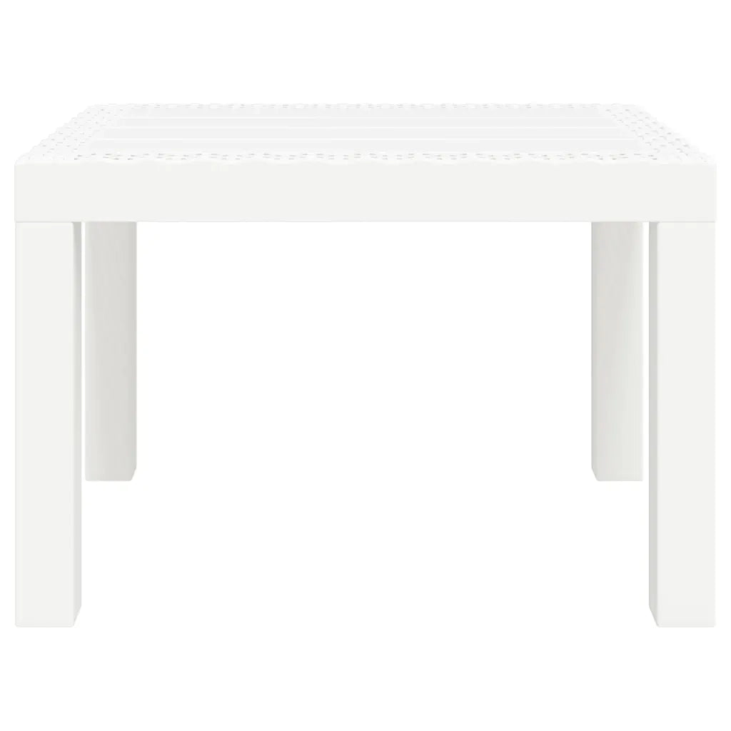 Tavolo da Giardino Bianco 59x47x40 cm in PPcod mxl 94697