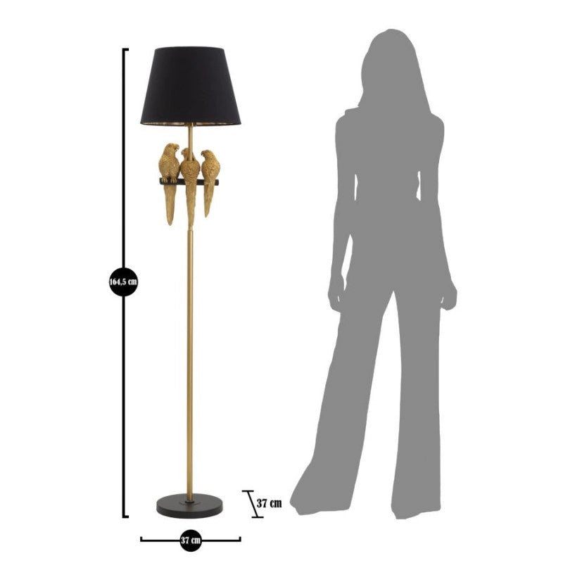 Lampadelle A Da Terra Pappagallo cm ø 37x164,5