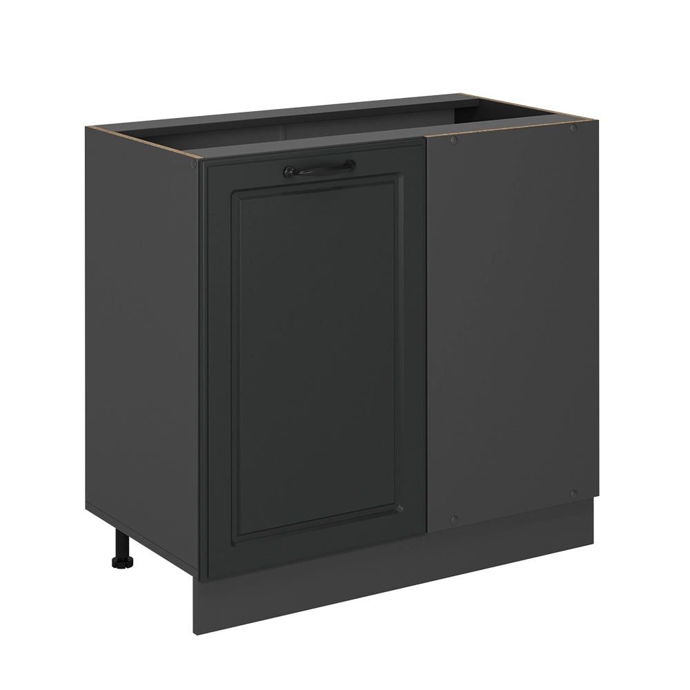 Vicco Mobile ad angolo cucina Antracite casa di campagna 86 cm senza piano di lavoro