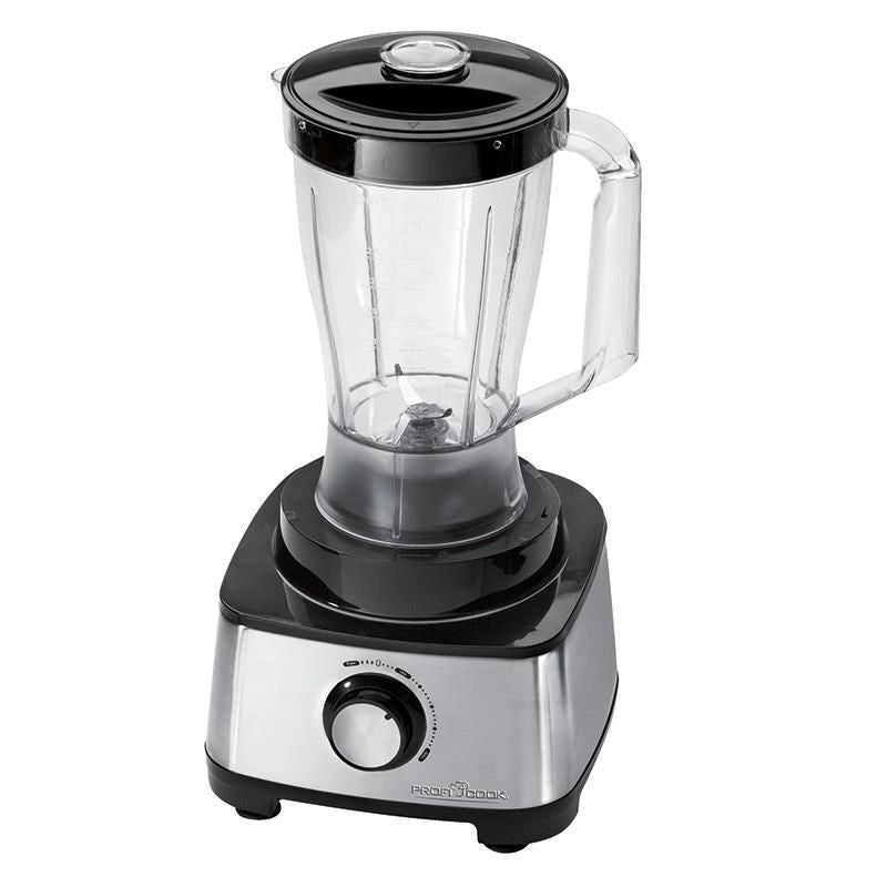 ProfiCook PC-KM 1063 robot da cucina 1200 W 1,2 L Nero, Acciaio inossidabile