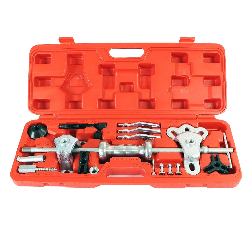 Set estrattore per cuscinetti mozzi ruota 4 e 5 fori con martello scorrevole
