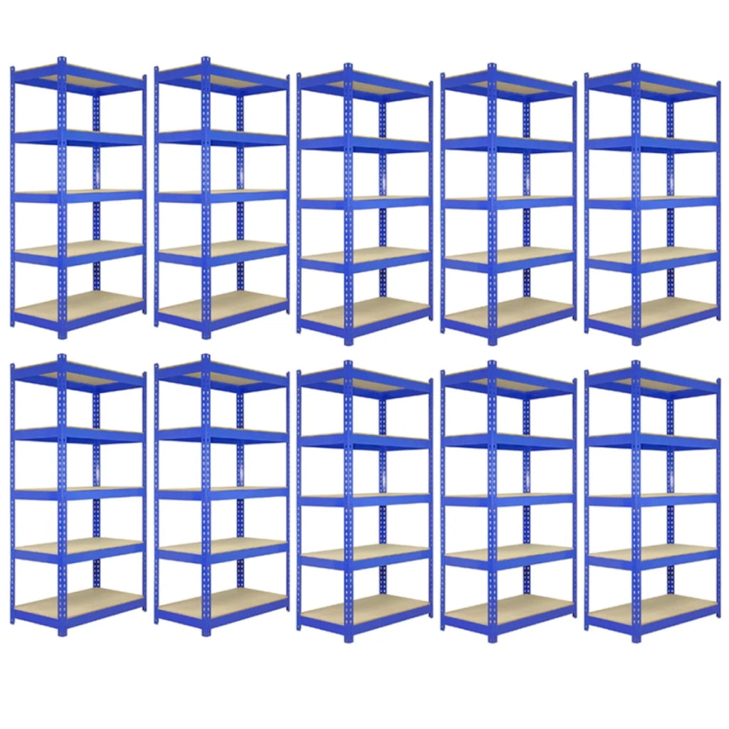 Scaffali da Garage T-Rax ad Incastro Scaffalature da Officina Magazzino - Blu