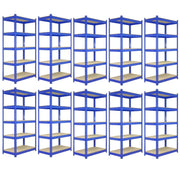 Scaffali da Garage T-Rax ad Incastro Scaffalature da Officina Magazzino - Blu