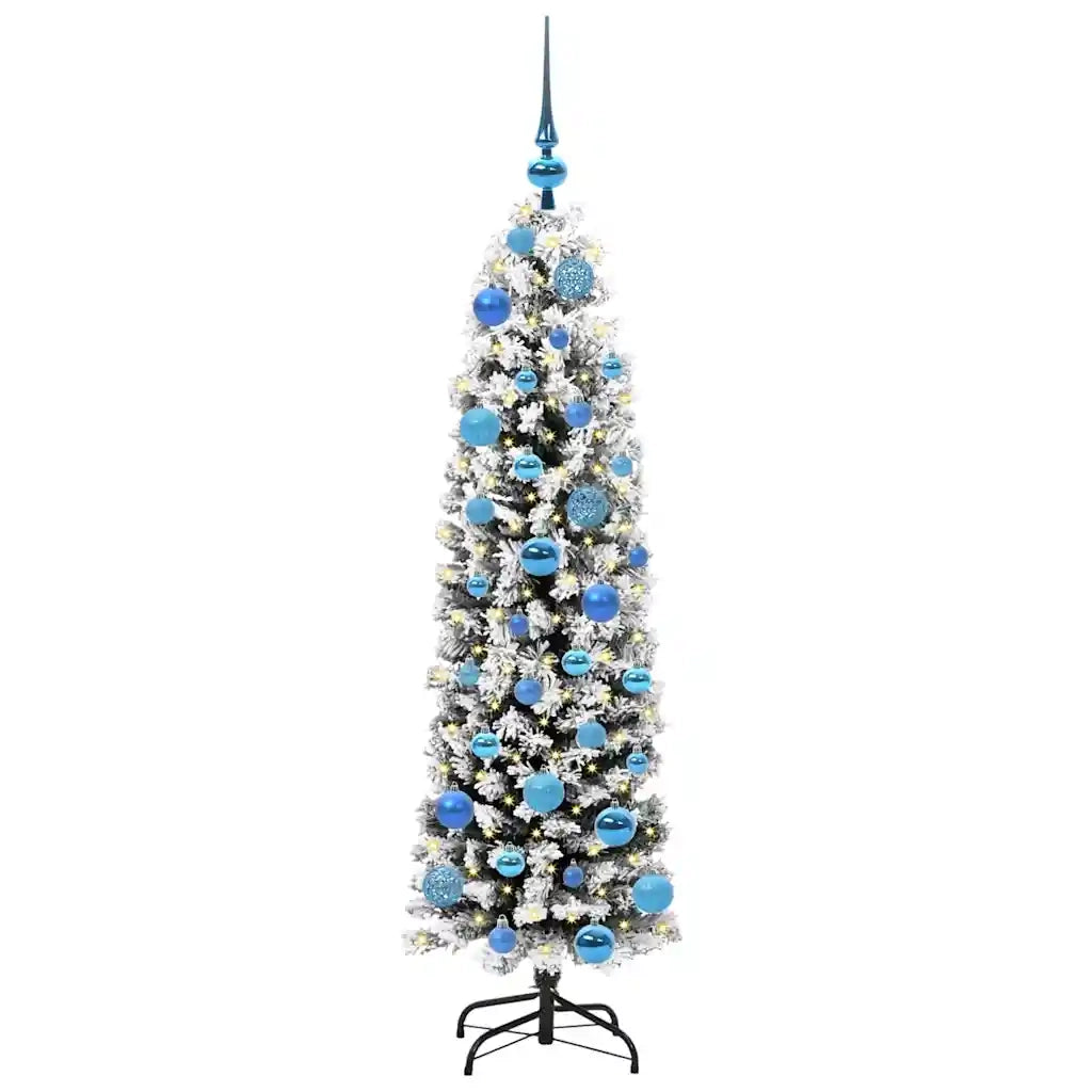Albero di Natale artificiale con 150 LED Verde 150 cm 3395012