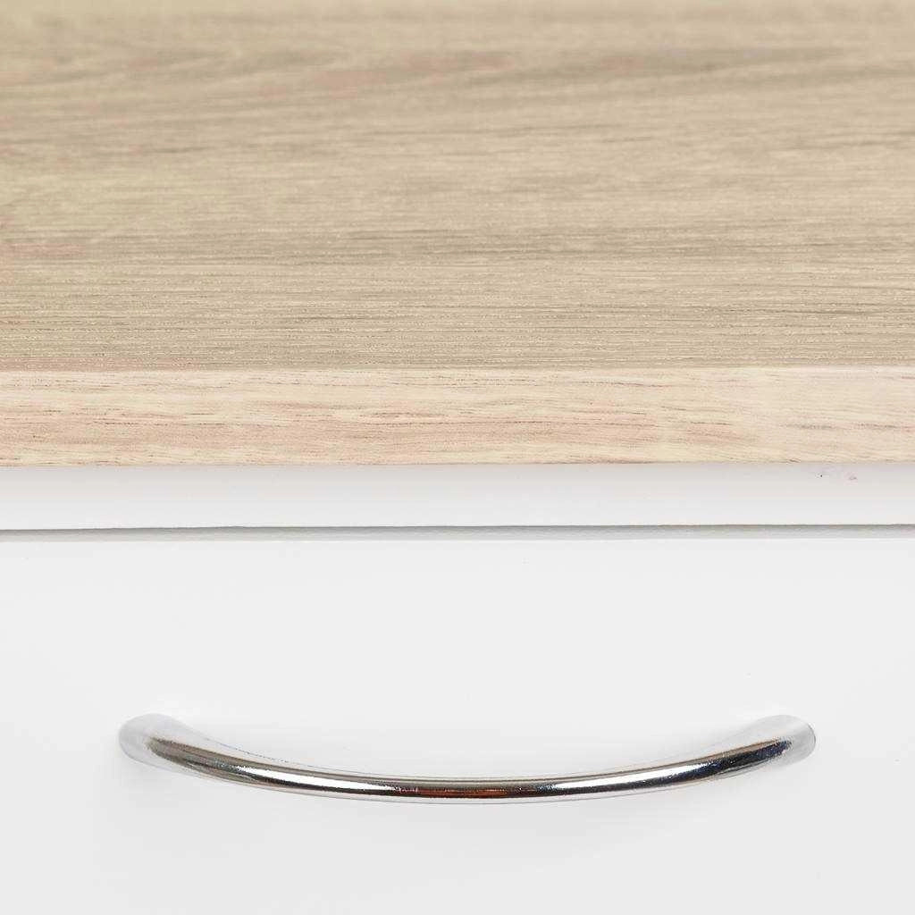 Kit carrello in legno bianco 47x38x82 cm
