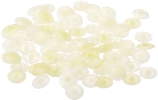 Doppi di sicurezza decorativi in plastica - 80 pezzi - 11,8 x 3,3 mm - per viti a croce - protezione contro polvere e corrosione