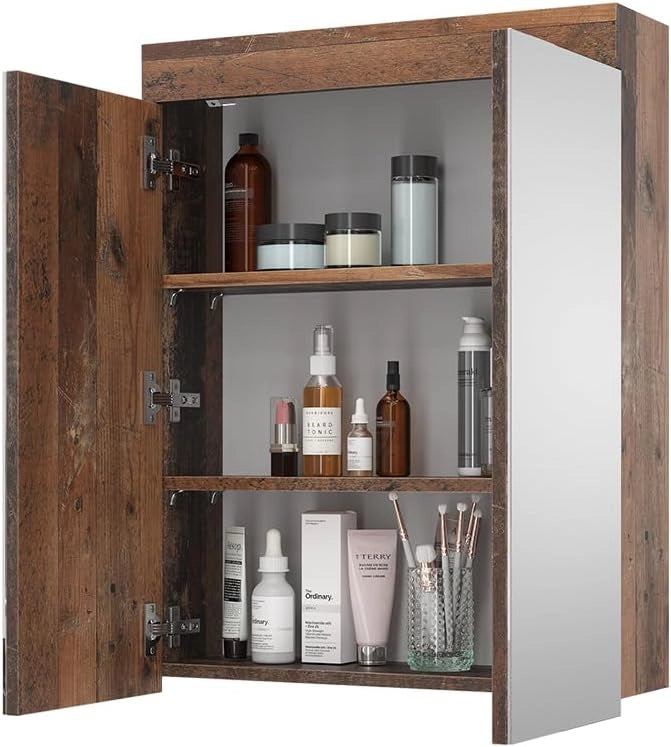 Specchio contenitore bagno Luna, Oldstyle, 60 x 77 cm