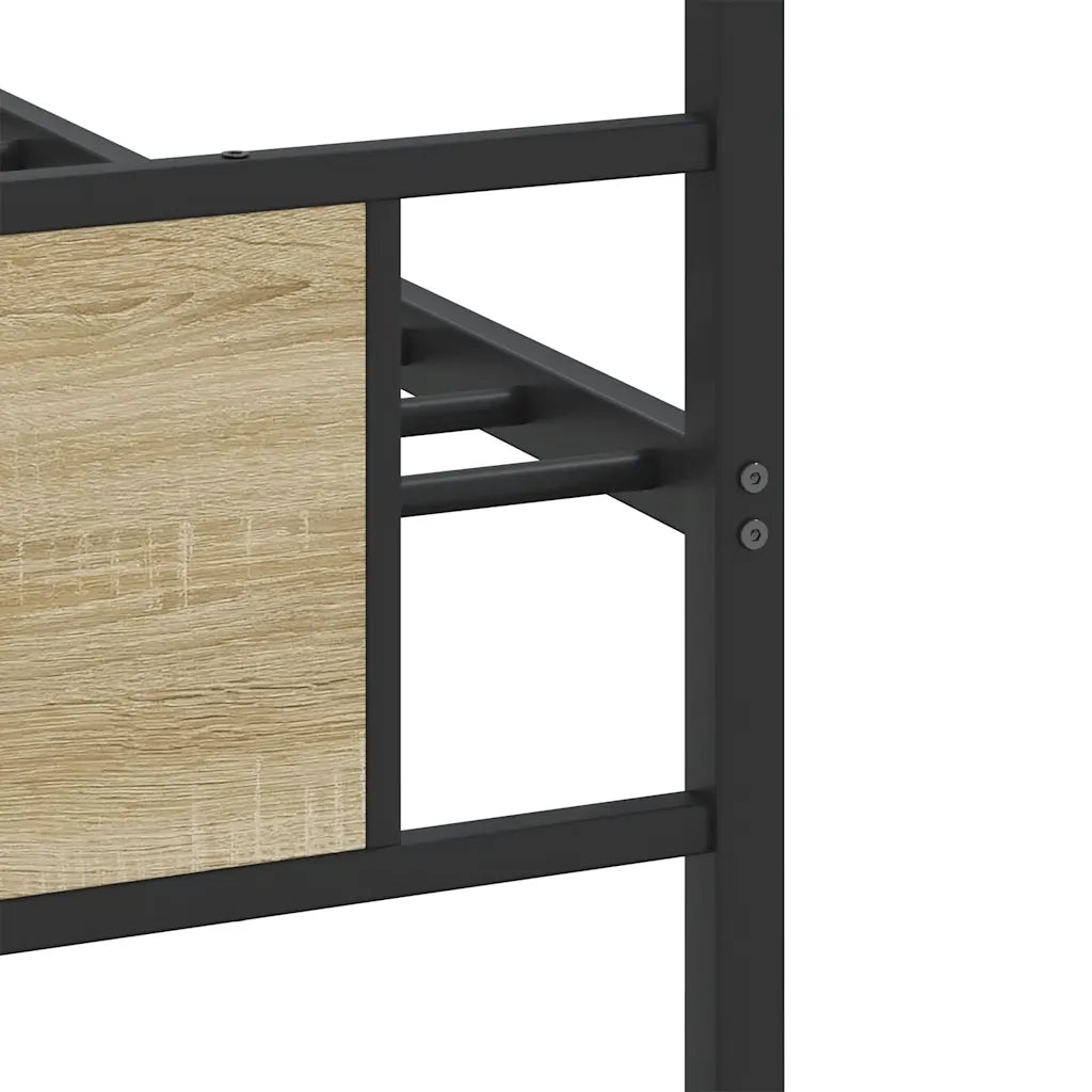 Giroletto senza Materasso Rovere Sonoma 90x190 cm in Truciolato 4106802