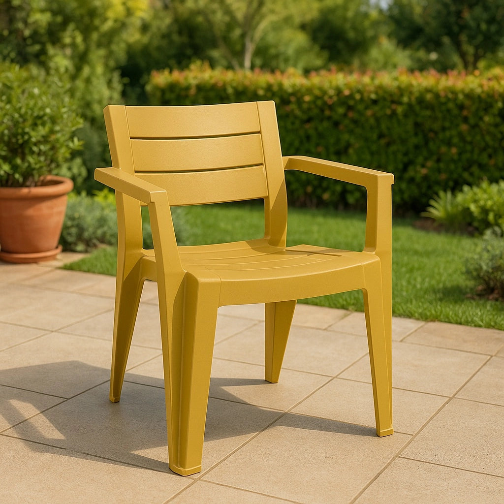 Keter SEDIA JULIE 61,5X58,5XH79CM GIALLO SENAPE
