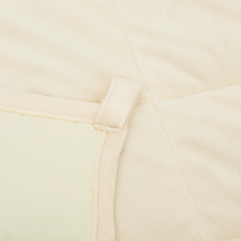 Coperta Ponderata Crema Chiaro 150x200 cm 7 kg Tessuto cod mxl 68437