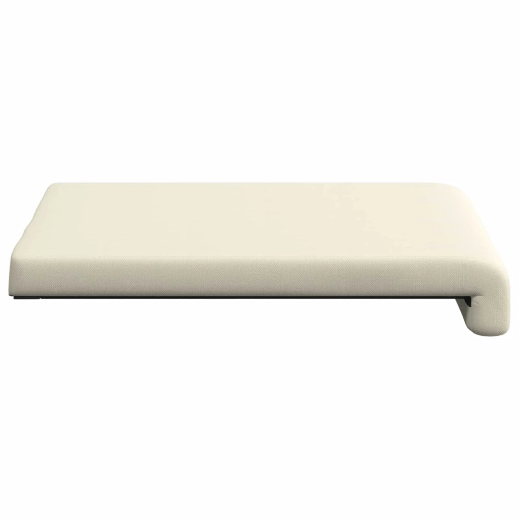 Cuscino per panchina 2 pcs Velvet testurizzato Crema 42043078