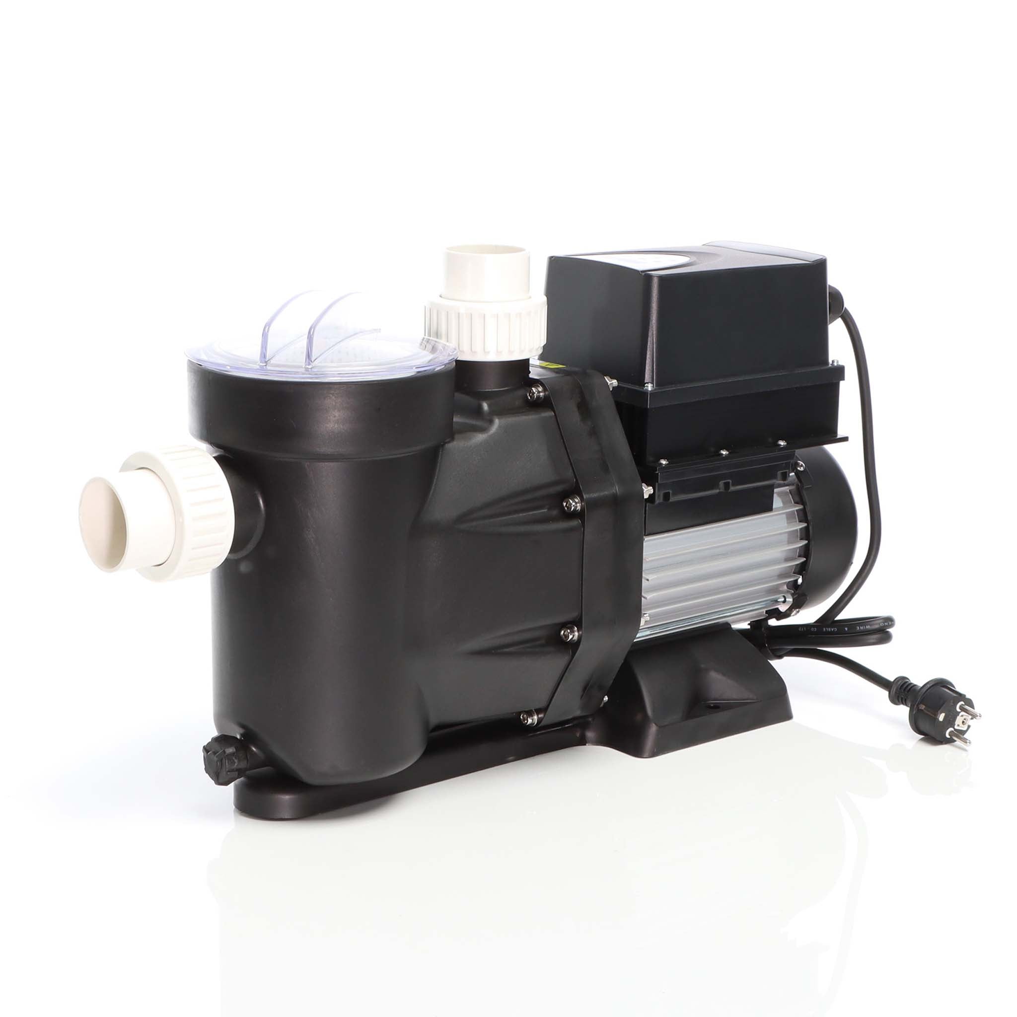 Pompa piscina per ricircolo con velocità regolabile 1100W 27000l/h 18m Pompa di circolazione