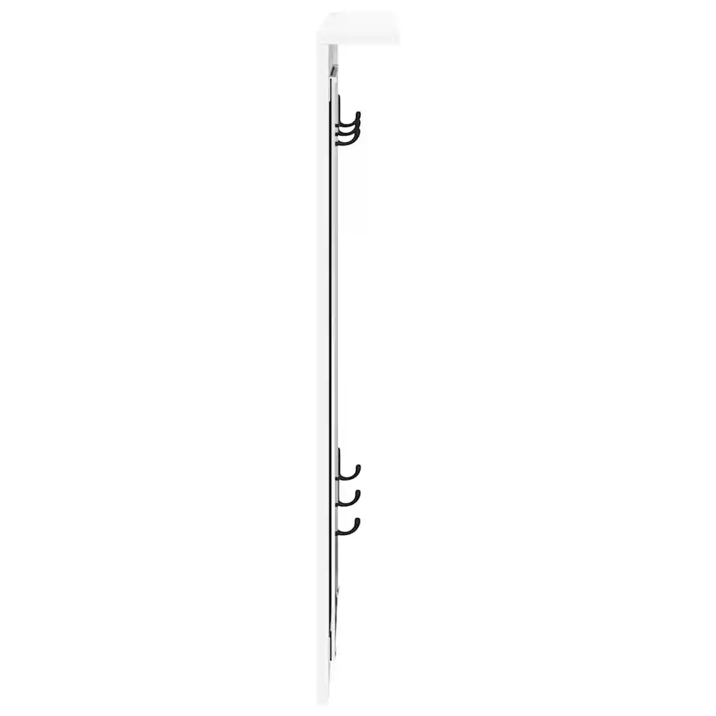 vidaXL Appendiabiti a muro Bianco 84 x 10 x 80 cm Legno multistrato