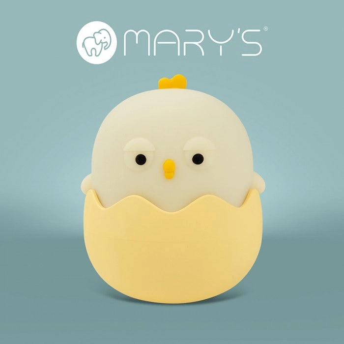 Mary's Lampada Notte Bambini LED RGBW Pulcino Gialla