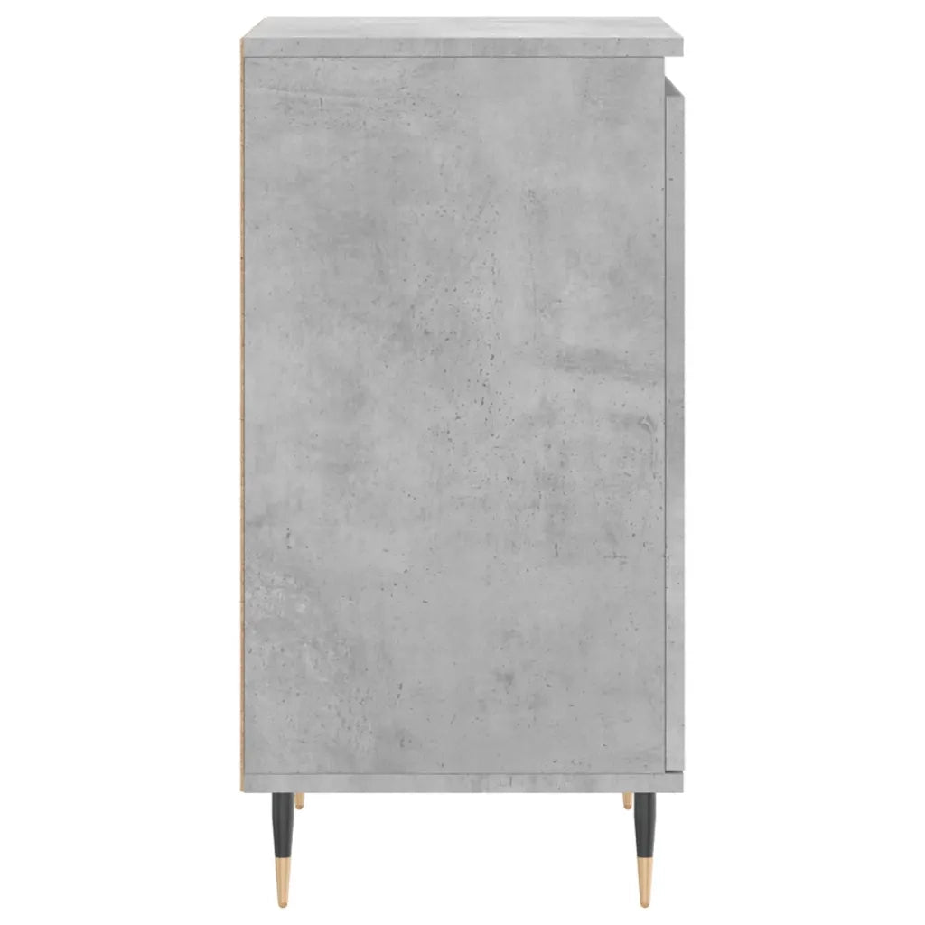 Credenza Grigio Cemento 40x35x70 cm in Legno Multistrato