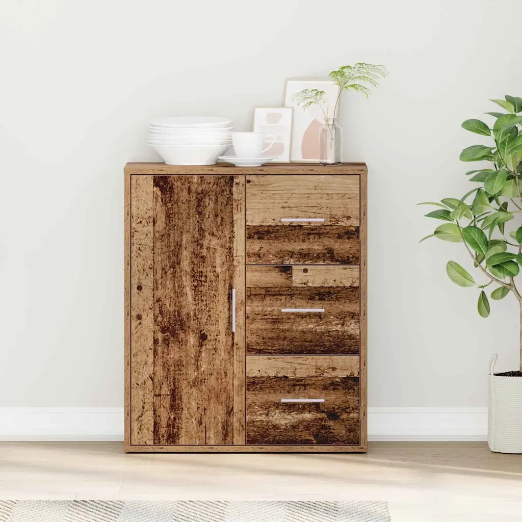 Credenza-Buffet-Armadio da cucina Legno vecchio 60 x 31 x 70 cm Legno multistrato 875044
