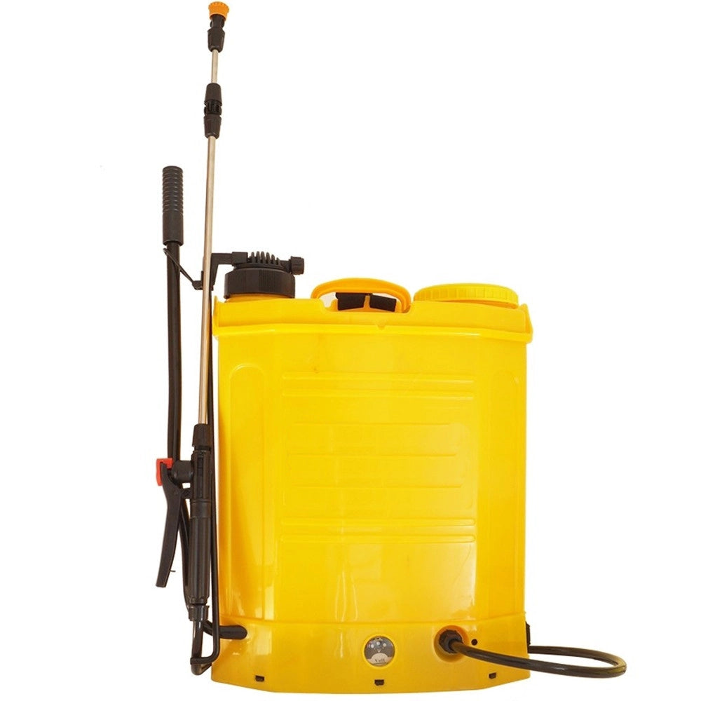 Trade Shop - Pompa A Spalla Elettrica Manuale A Batteria Nebulizzatore Spruzzino 18 Lt -