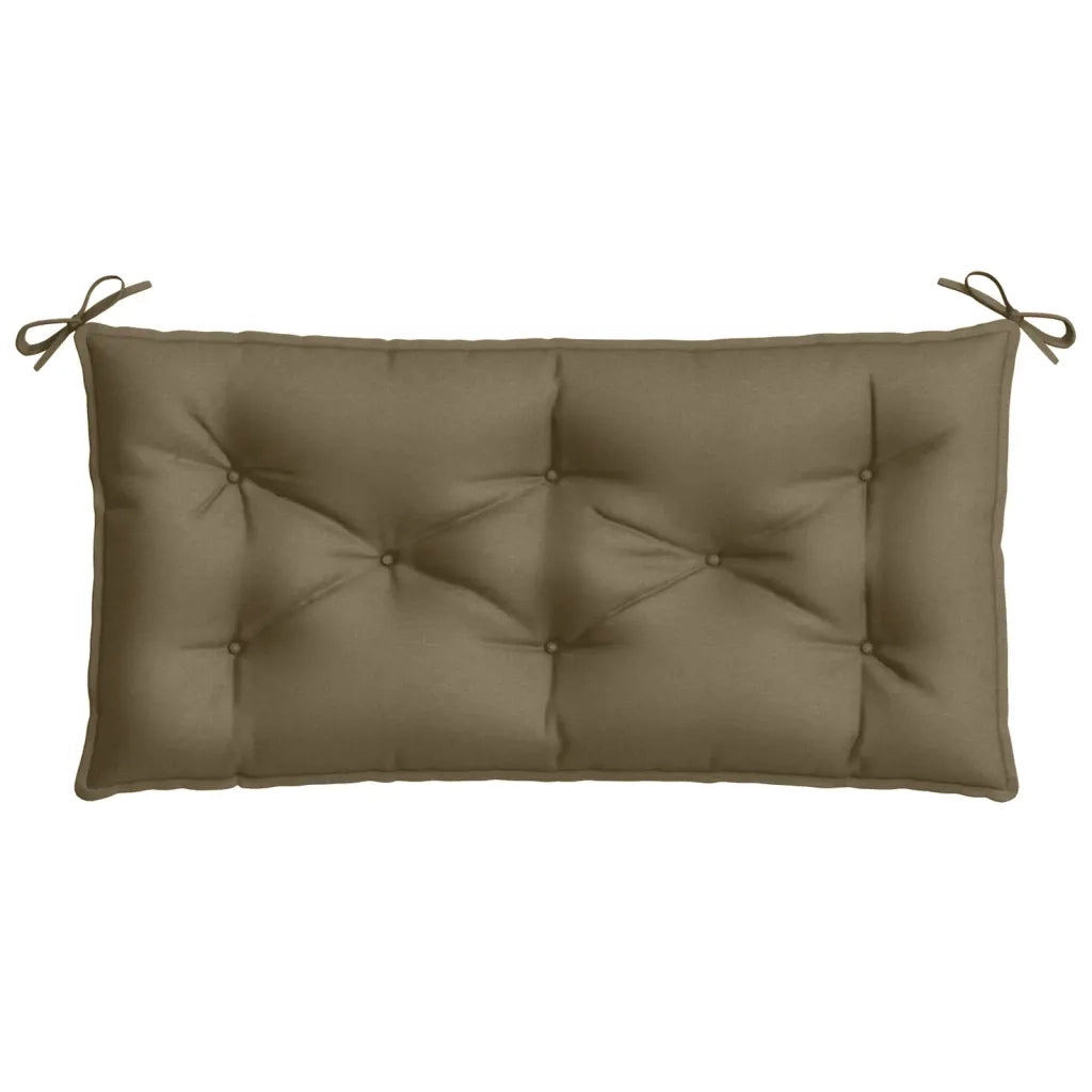 Cuscino Panca Giardino Tortora MÃ©lange 100x50x7 cm Tessuto