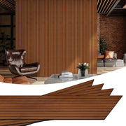 Pannelli di parete in PVC, 40 cm x 2,6 m, pannelli di parete schiuma isolanti per rivestimento delle pareti, pannelli di parete autoadesivi 3D per decorazione di interni, copertura 1 m² marrone scuro