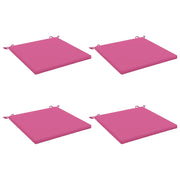 Cuscini per Sedia in 4 Pezzi SOEST 4 pz 100% Poliestere Rosa 944634