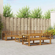 Set di divani da esterno 9 pcs Naturale 3367797