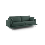 Dorian Divano moderno in tessuto morbido antimacchia T05 218 cm verde