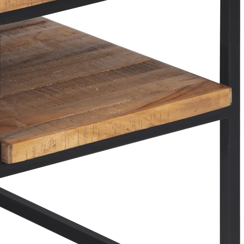 Mobile Porta TV 110x30x39 cm in Teak Massello di Recupero 358518