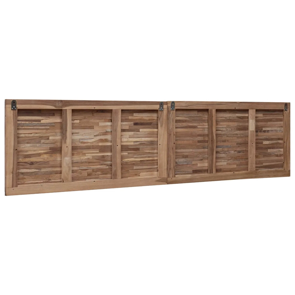 Testiera Naturale 180 cm Legno di teak solido 42024557