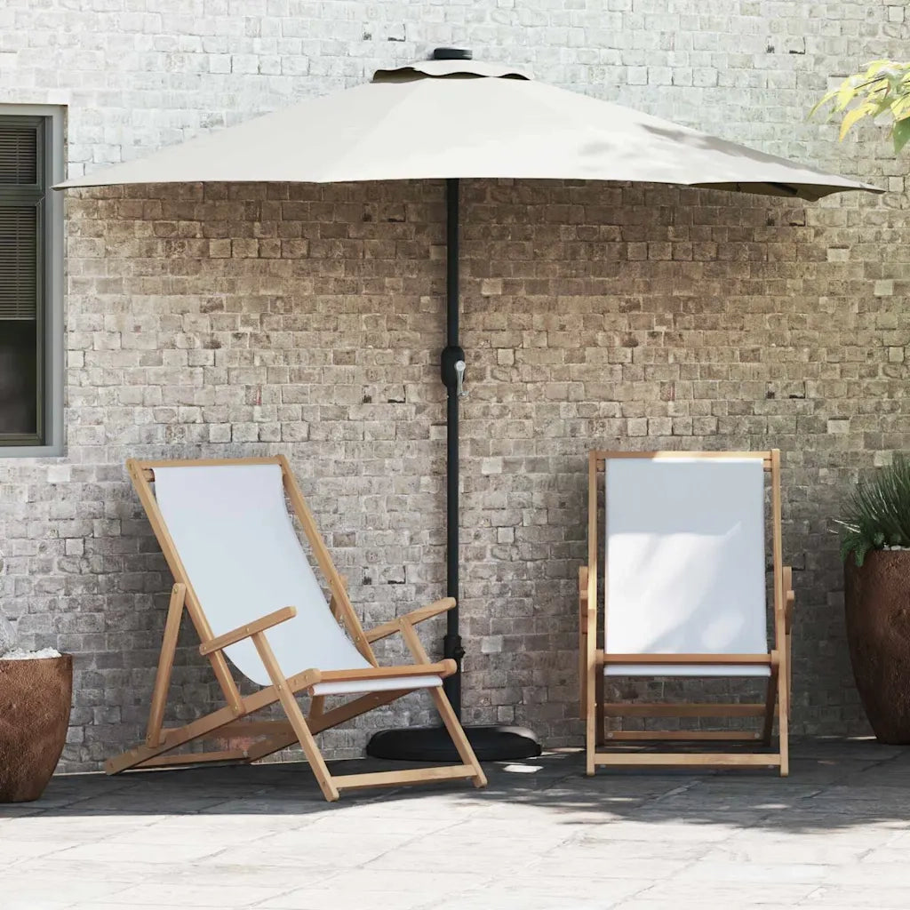 Ombrello da giardino Sabbia 294 x 150 x 224 cm 42003267