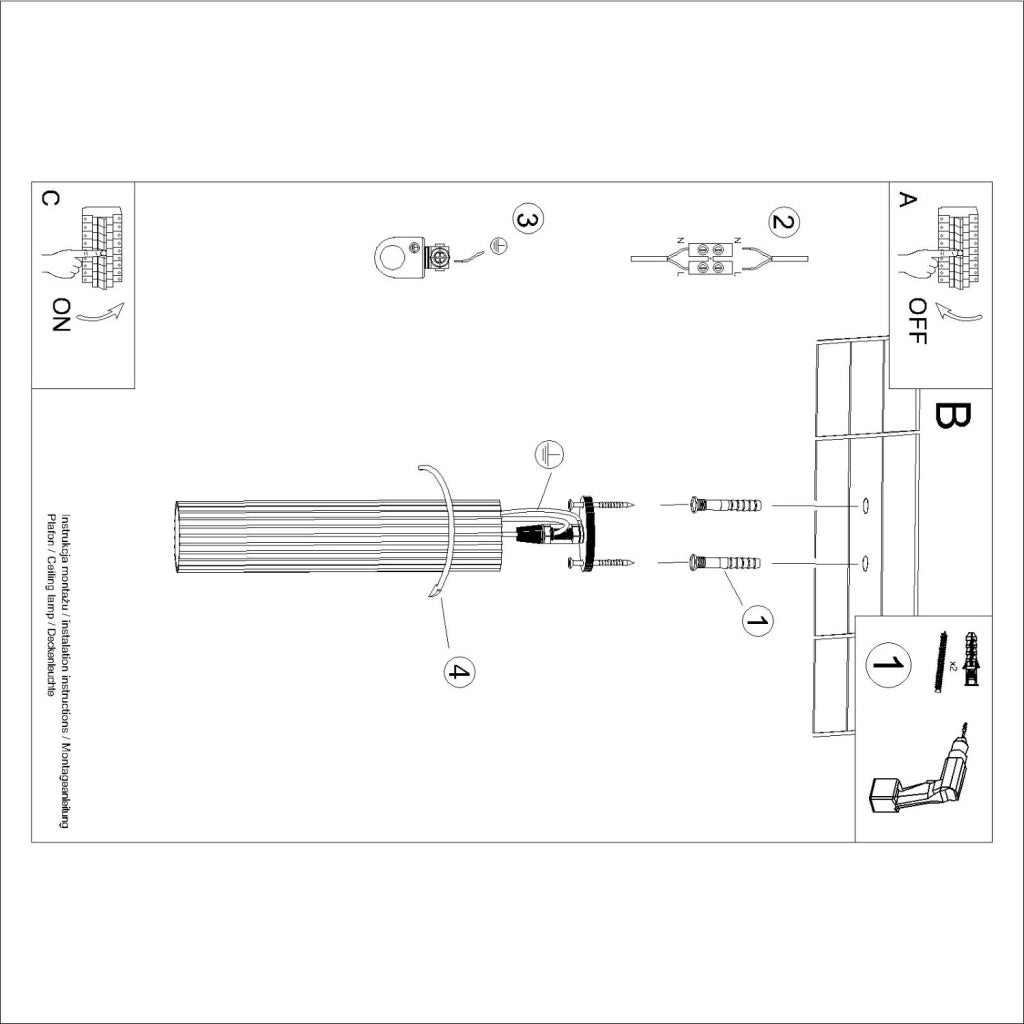 Spot soffitto moderno taupe tondo 30cm GU10 Pure Lume