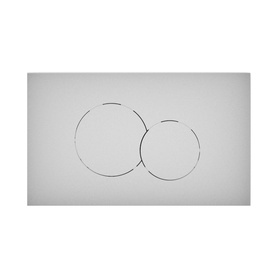 PLACCA PER CASSETTA AD INCASSO LUNARIS- Bianco Opaco- ITS- pezzi 1
