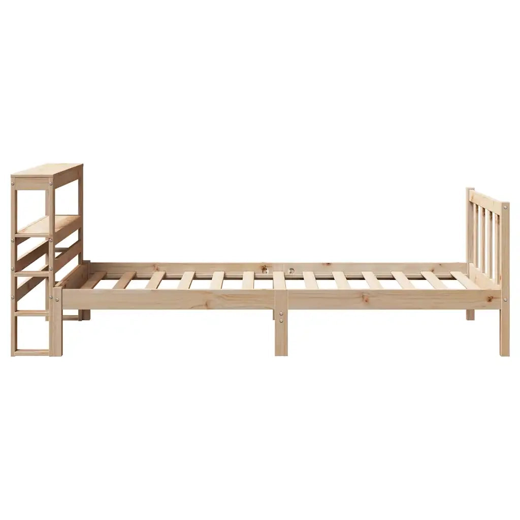Letto senza Materasso 90x200 cm in Legno Massello di Pino