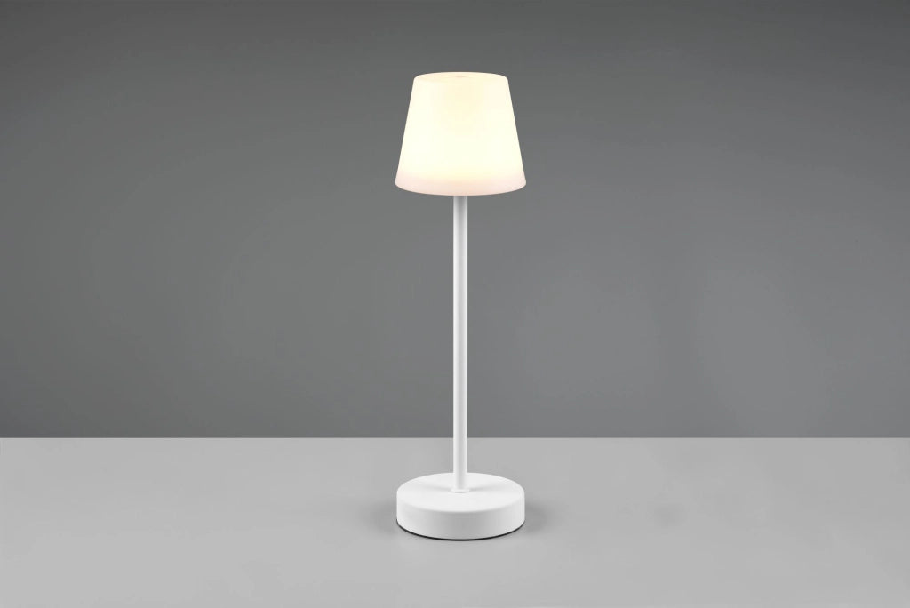 MARTINEZ LAMPADA LED 2,2W 250lm, 2700 - 6500K DA ESTERNO DA APPOGGIO RICARICABILE BIANCA CON REGOLAZIONE INTENSITA', TEMPERATURA DI COLORE E RGB H.39CM IP44