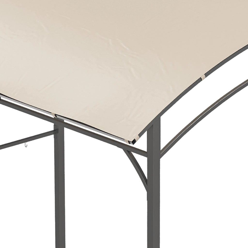 GAZEBO Grill 215x150 cm Beige in poliestere con 10 ganci